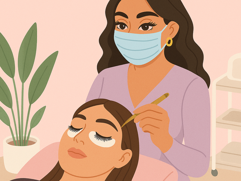 Glue Dots on Natural Lashes: What, Why, How!