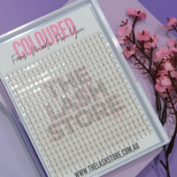 Coloured Premade Lash Fans