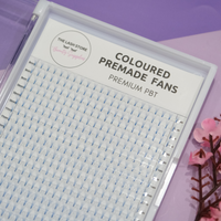 Coloured Premade Lash Fans