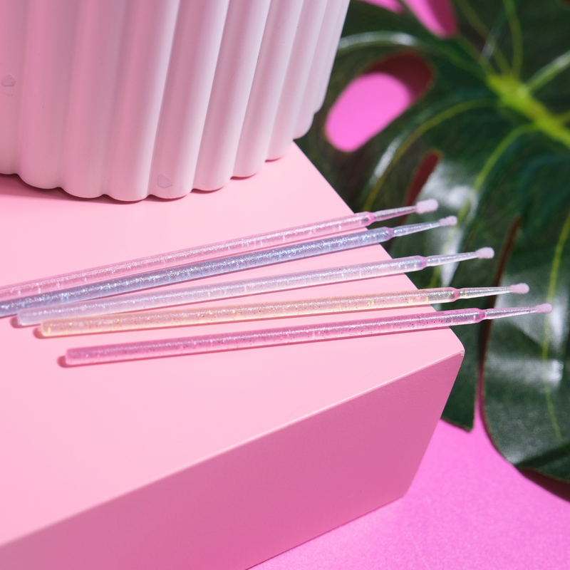 Disposable Glitter Micro Brushes