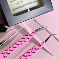 Lash Extension Tweezers - Hot Pink Set