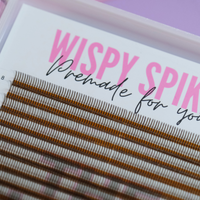 Brown Wispy Spikes Premade Lash Trays