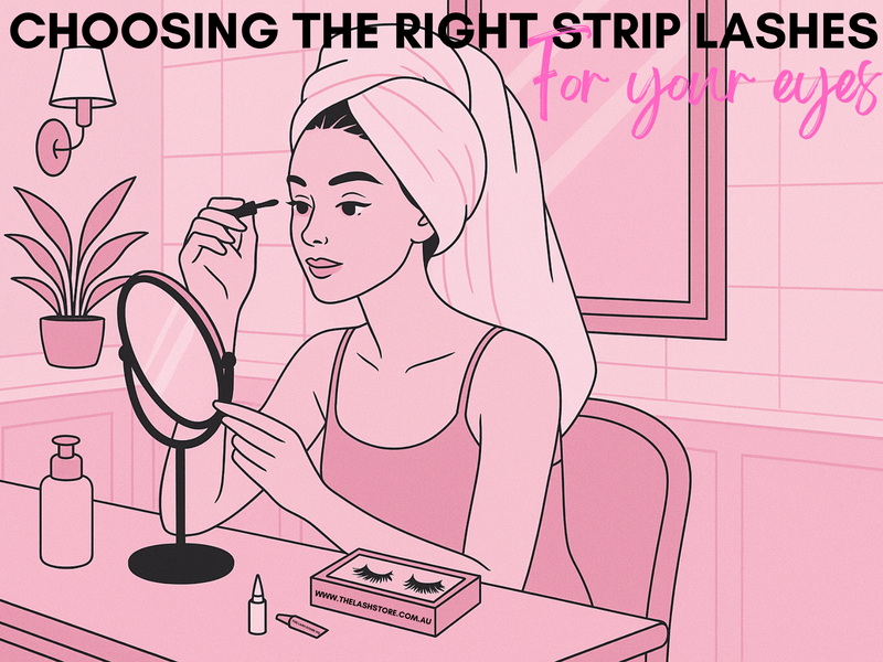 Choosing the perfect false lashes for your face