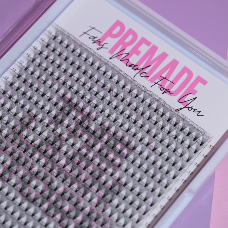 Mega 14D Premade Lash Fan Trays