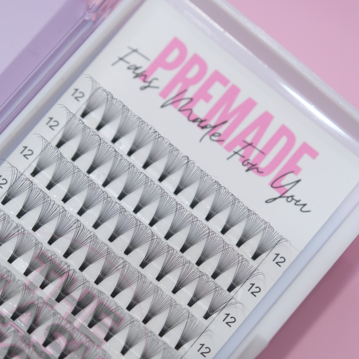 14D Premade Lash Fan Trays