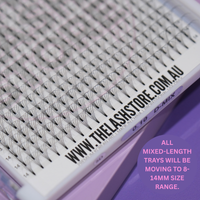 Premade Lash Fans - Mixed Length Trays