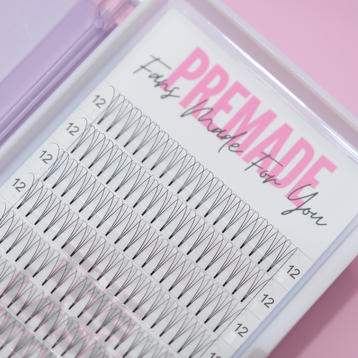 3D Premade Lash Fan Trays