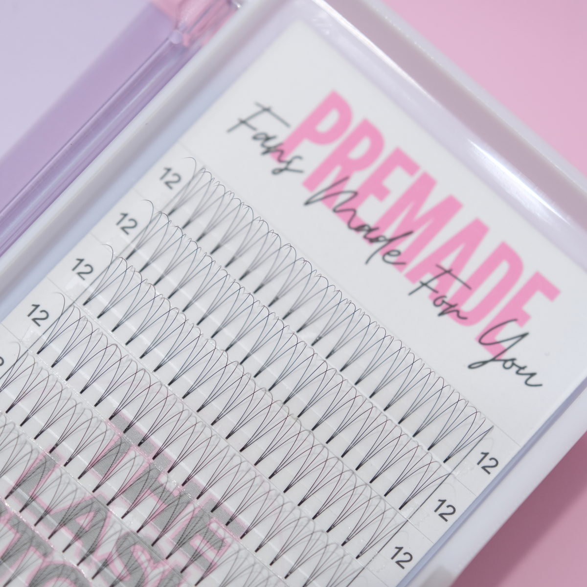 3D Premade Lash Fan Trays