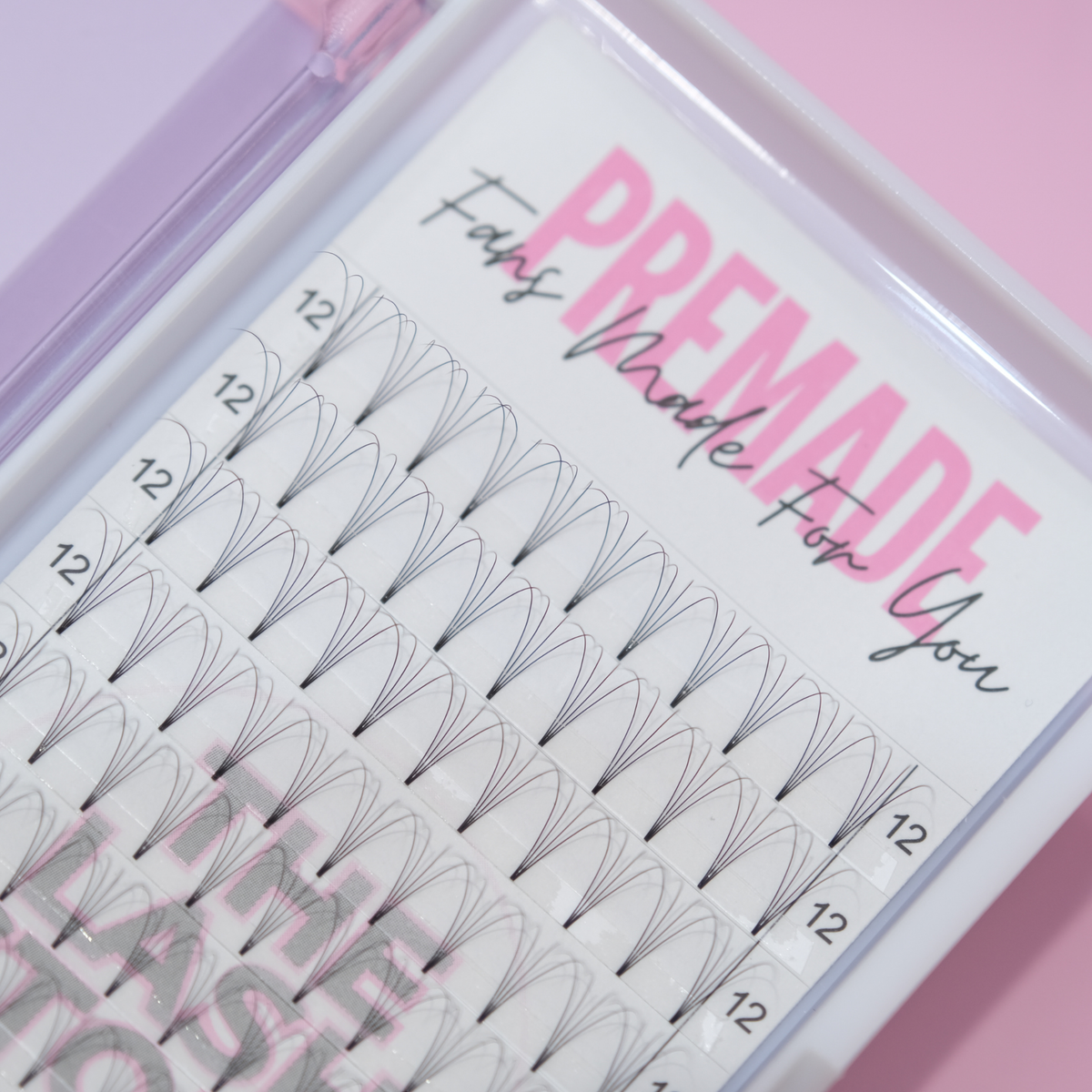 4D Premade Lash Fan Trays