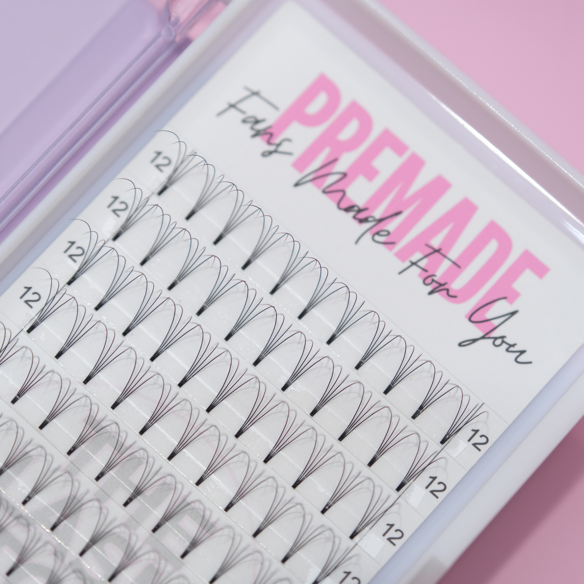 4D Premade Lash Fan Trays
