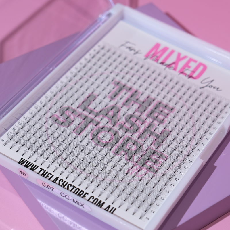 Premade Lash Fans - Mixed Length Trays