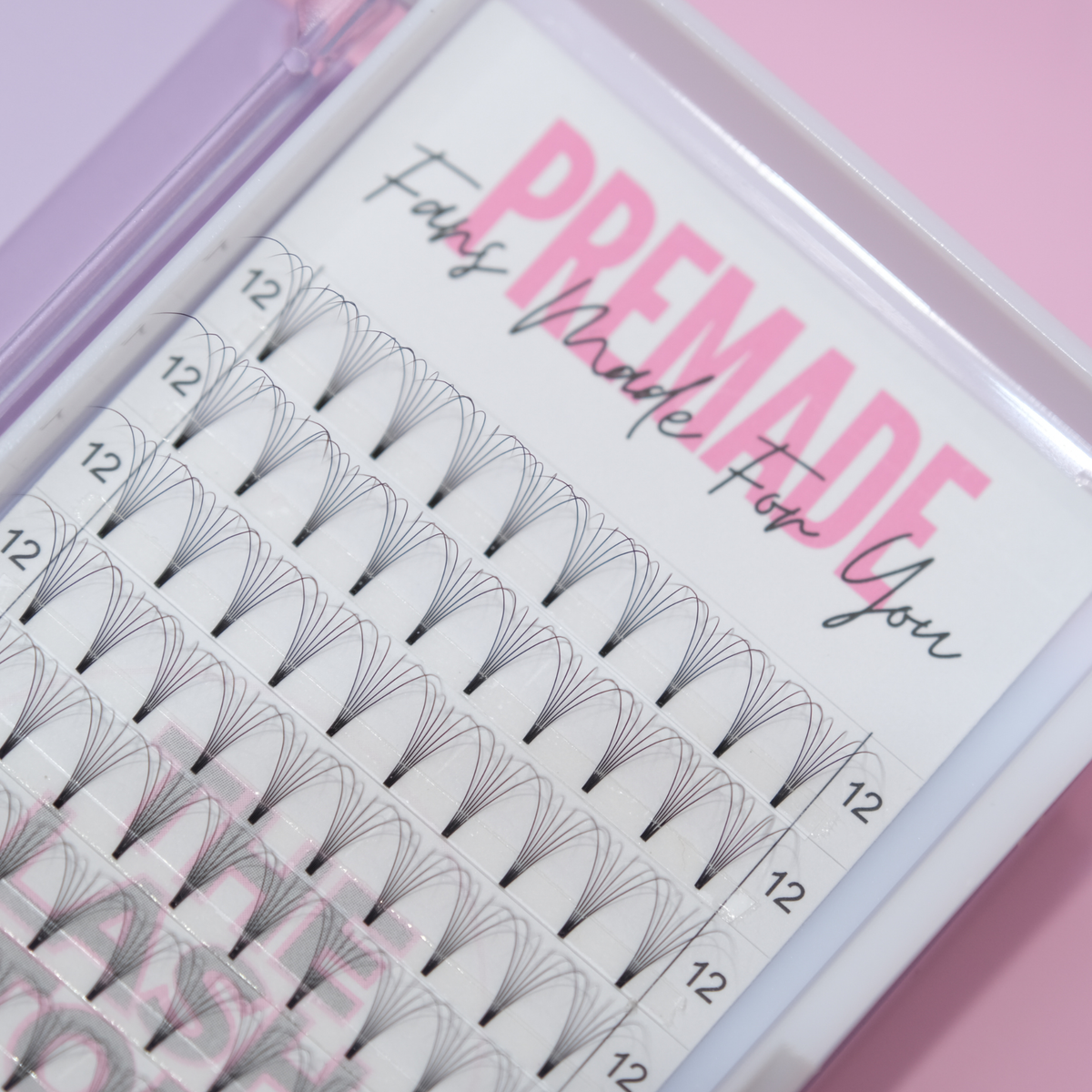 6D Premade Lash Fan Trays
