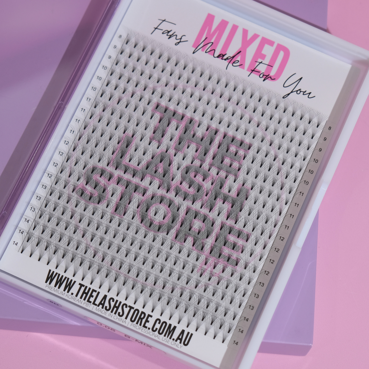 Premade Lash Fans - Mixed Length Trays