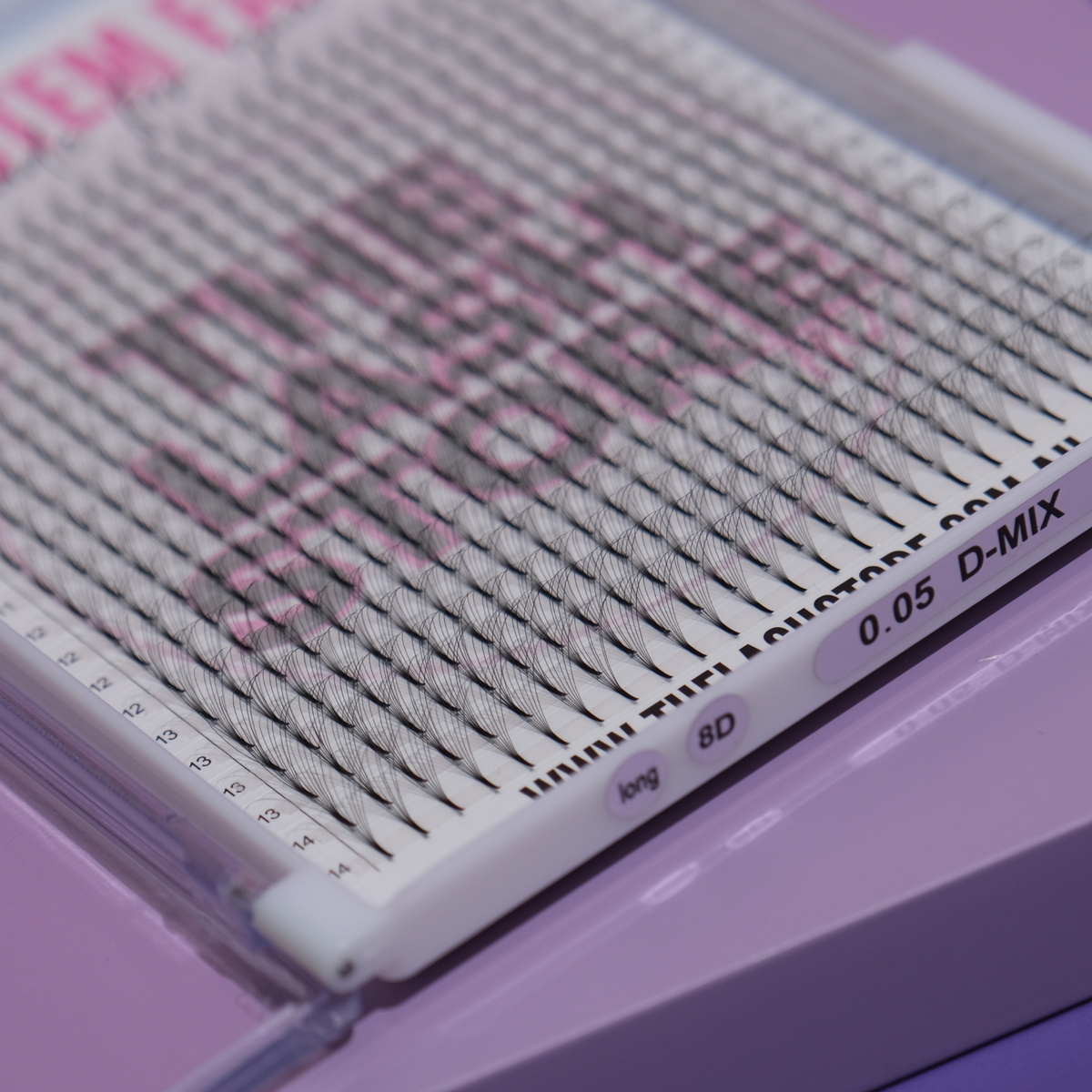 Long Stem Premade Lash Fans - Mixed Length Trays