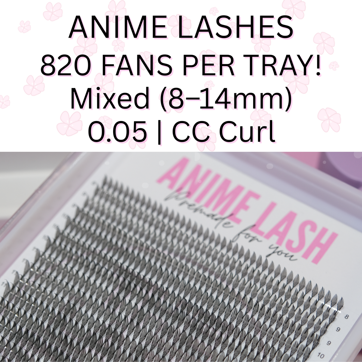 Anime Lash Trays - Mixed Lengths