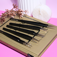 Lash Extension Tweezers - Black Collection