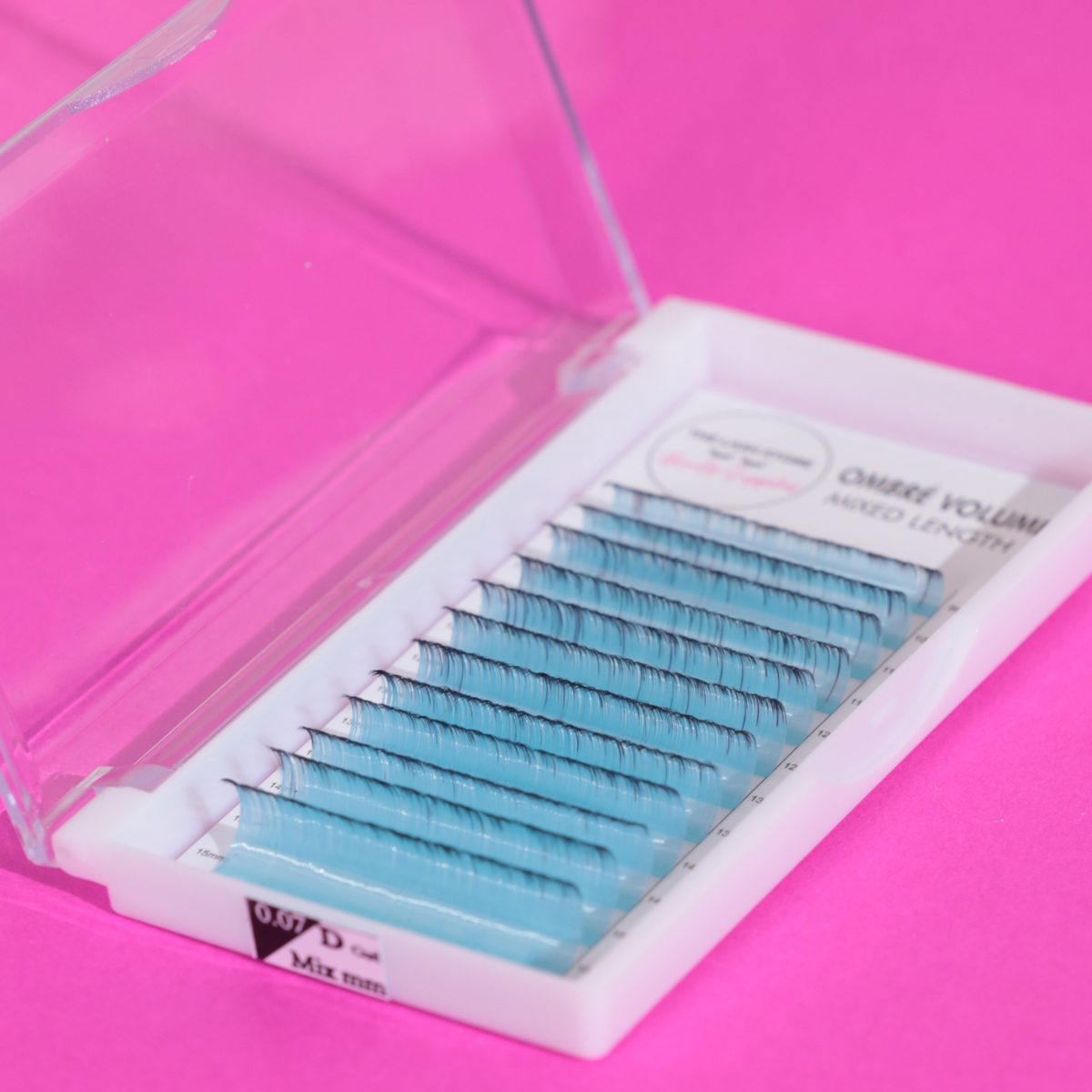 Coloured Volume 0.07 Lash Trays