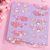 Cute Reusable Silicone Eye Pads – 6 Pk