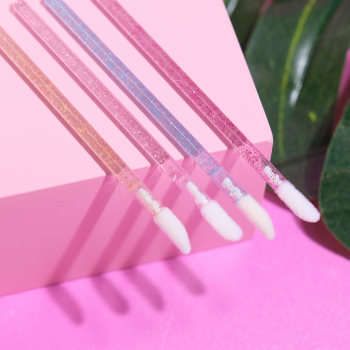 Disposable Glitter Lip Brushes