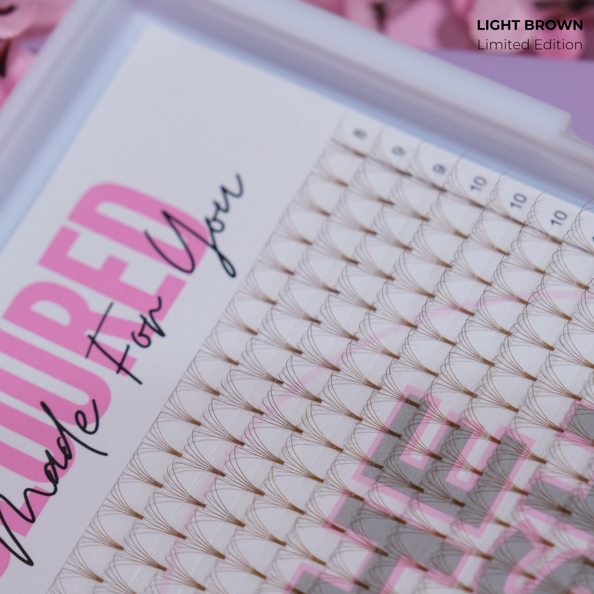 Coloured Premade Lash Fans