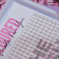 Coloured Premade Lash Fans
