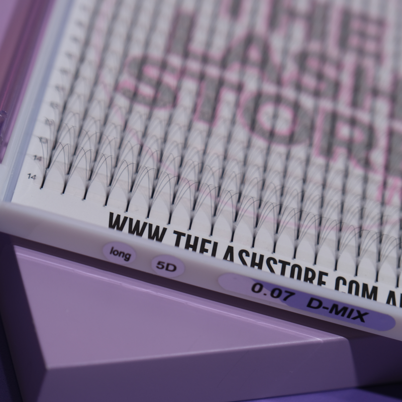 Long Stem Premade Lash Fans - Mixed Length Trays