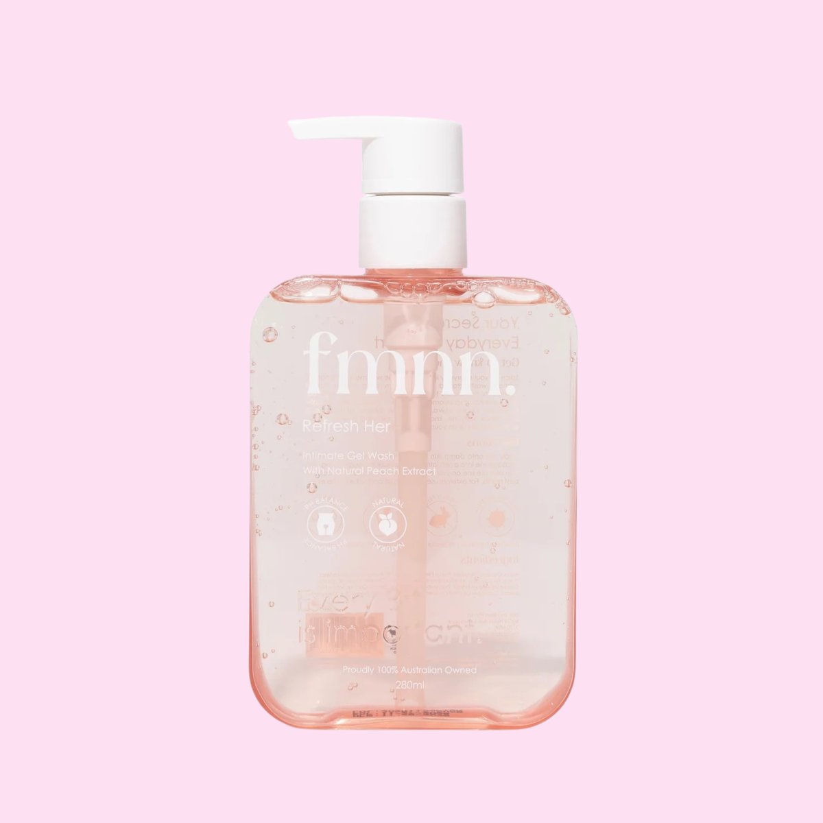 Fmnn. Peach Intimate Gel Wash - Large