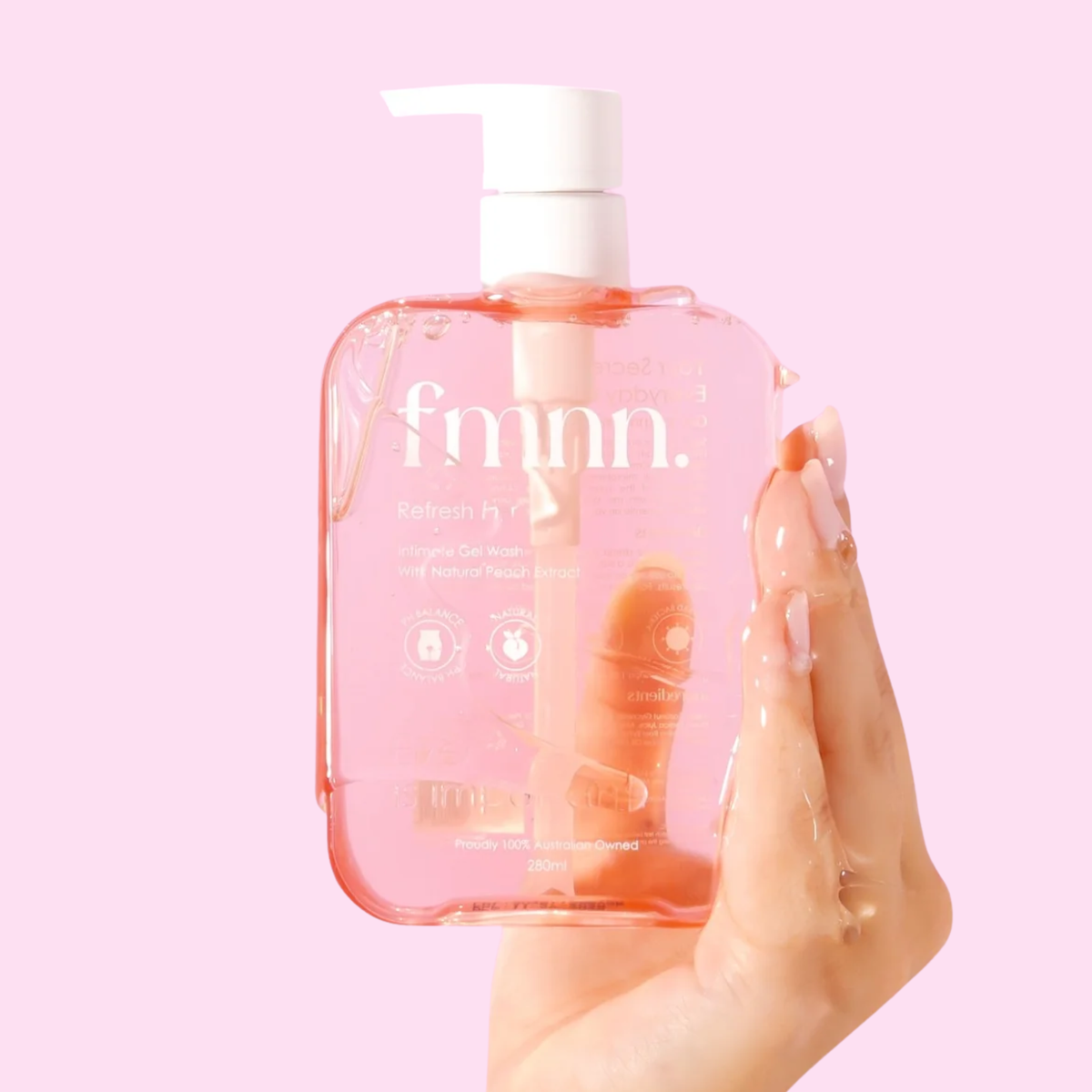 Fmnn. Peach Intimate Gel Wash - Large