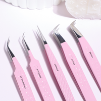 Lash Extension Tweezers - Pink Collection