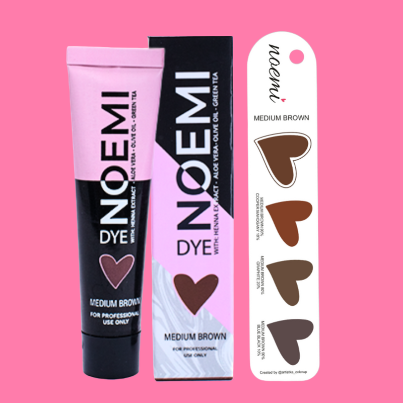 Noemi Hybrid Brow & Lash Dye Medium Brown
