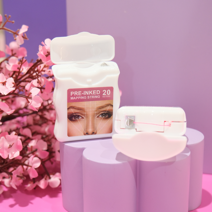 Pre-Inked Eyebrow Mapping String