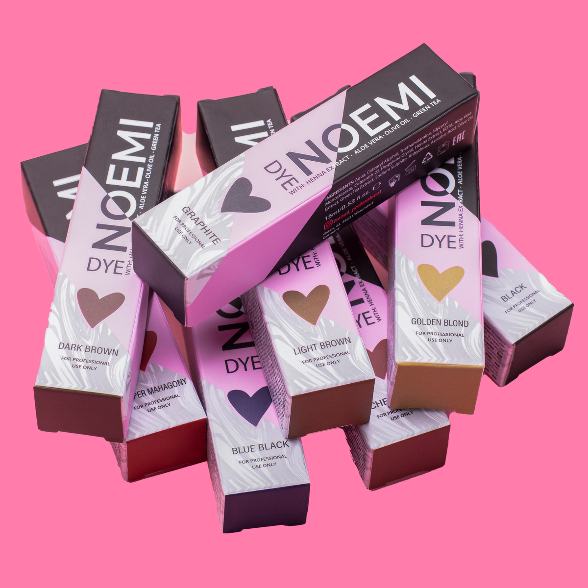 Noemi Hybrid Brow & Lash Dye Black