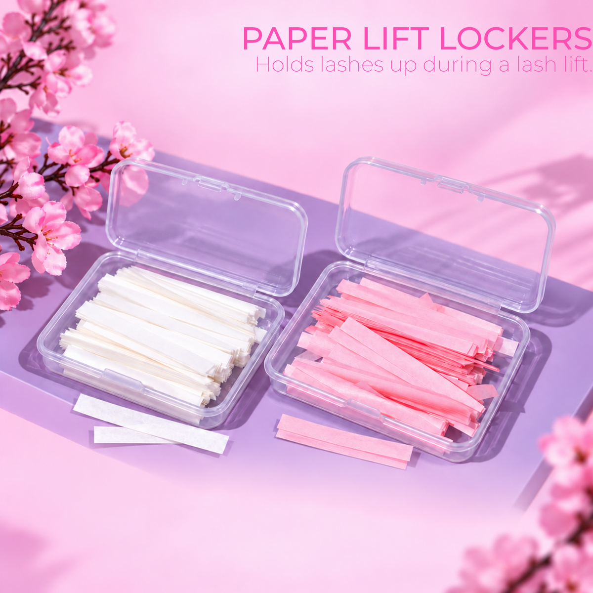 Paper Lash Lift Lockers