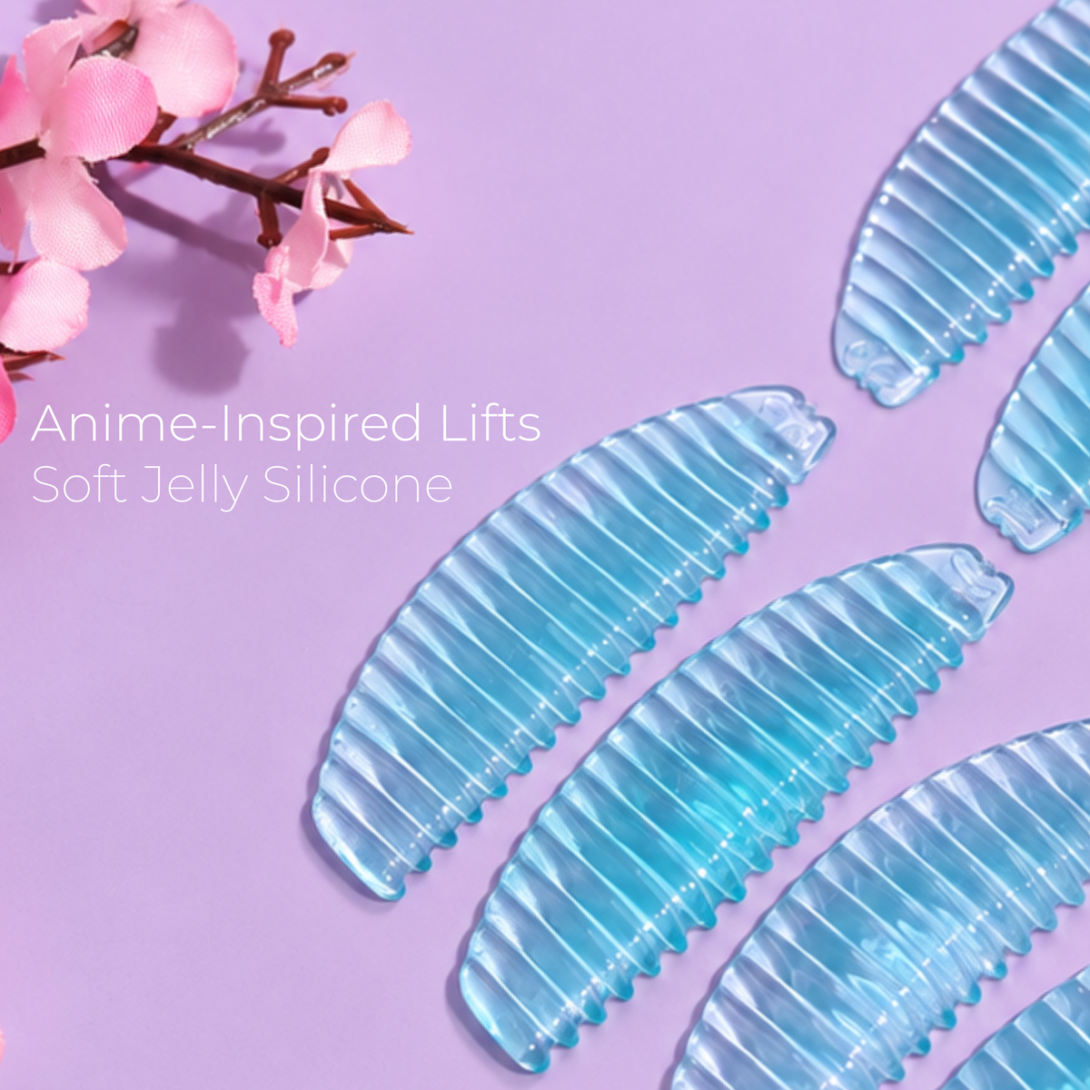 Anime Grooved Jelly Shields – 4 Pairs