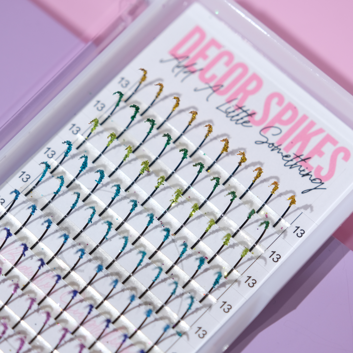 Glitter Décor Spikes